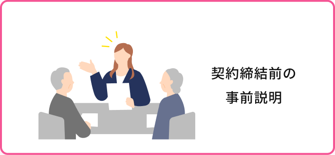 契約締結前の事前説明